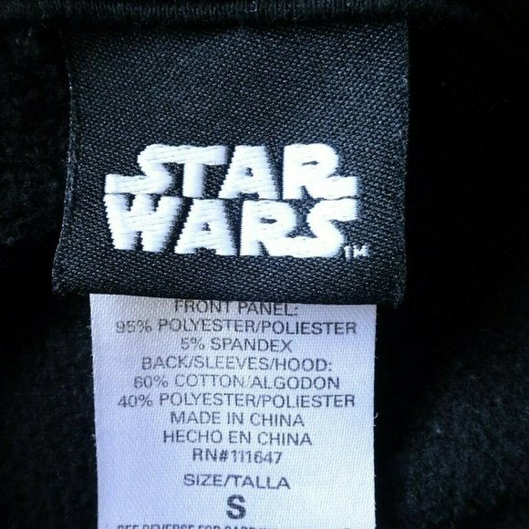 Star Wars Classic Artwork Vader Leia Luke A New Hope Hoodie Size S - Picture 4 of 5